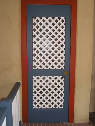 Front Door Painted